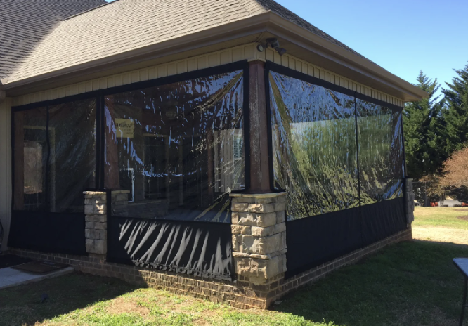 DIY Temporary Patio Enclosure Ideas For Winter